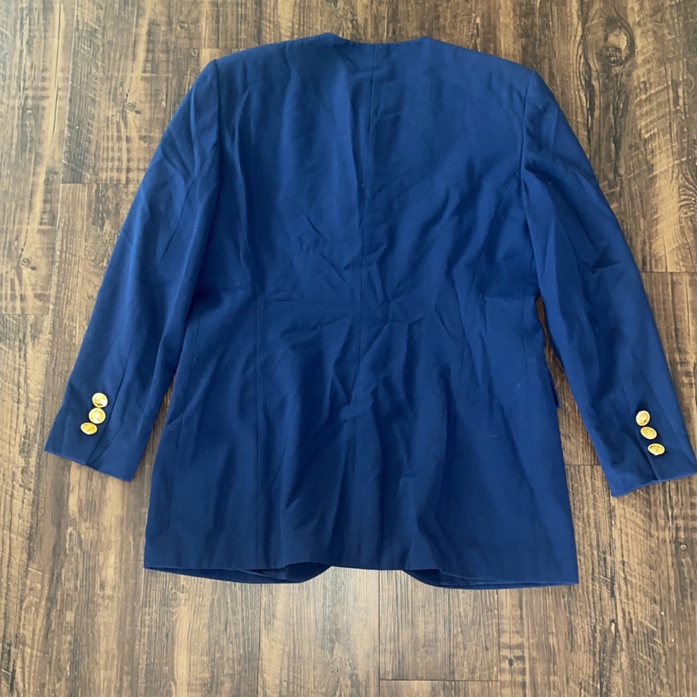 Escada by Margaret Ley Navy Blazer - Picture 3 of 5